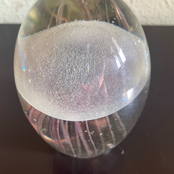 Glow in the Dark Lavender Dynasty Gallery Jellyfish Paper Weight - Picture 7 of 7